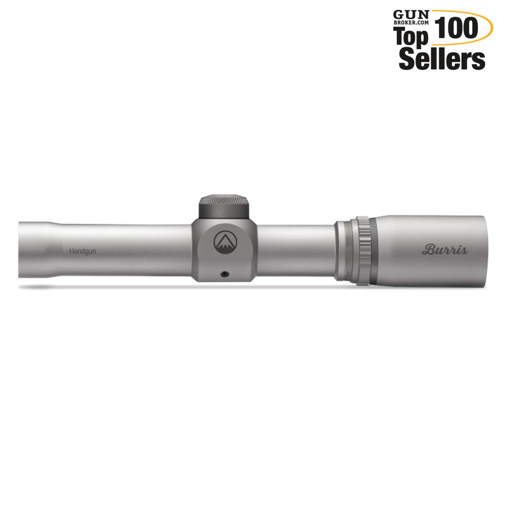 BURRIS 2x20 Handgun Scope, Plex Reticle, Silver-img-0