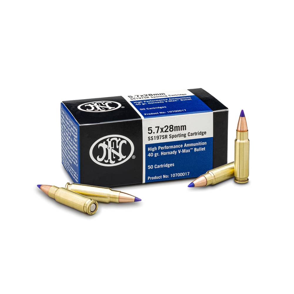 FN America SS197SR, 5.7x28mm, 40 Grain, V-Max, 500rd Case NIB 10700015-img-0