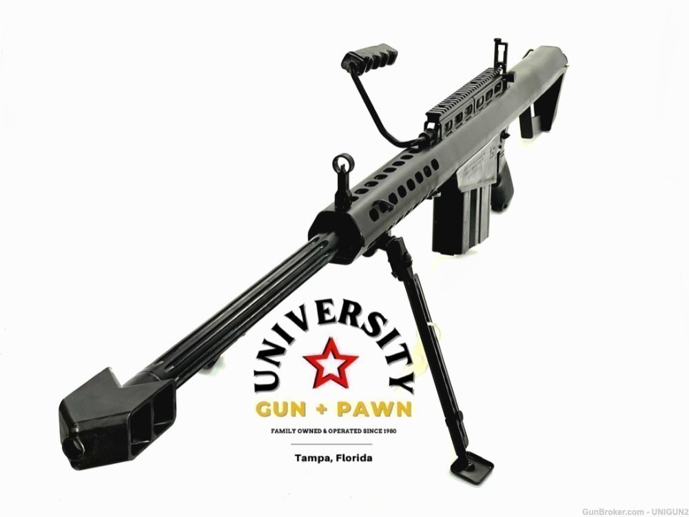 BARRETT M82A1 50BMG Unertl Slap COMBO Desert Storm RARE COLLECTABLE GWOT-img-1