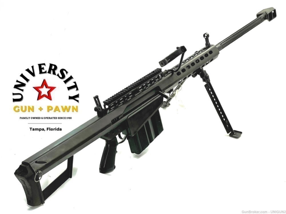 BARRETT M82A1 50BMG Unertl Slap COMBO Desert Storm RARE COLLECTABLE GWOT-img-2
