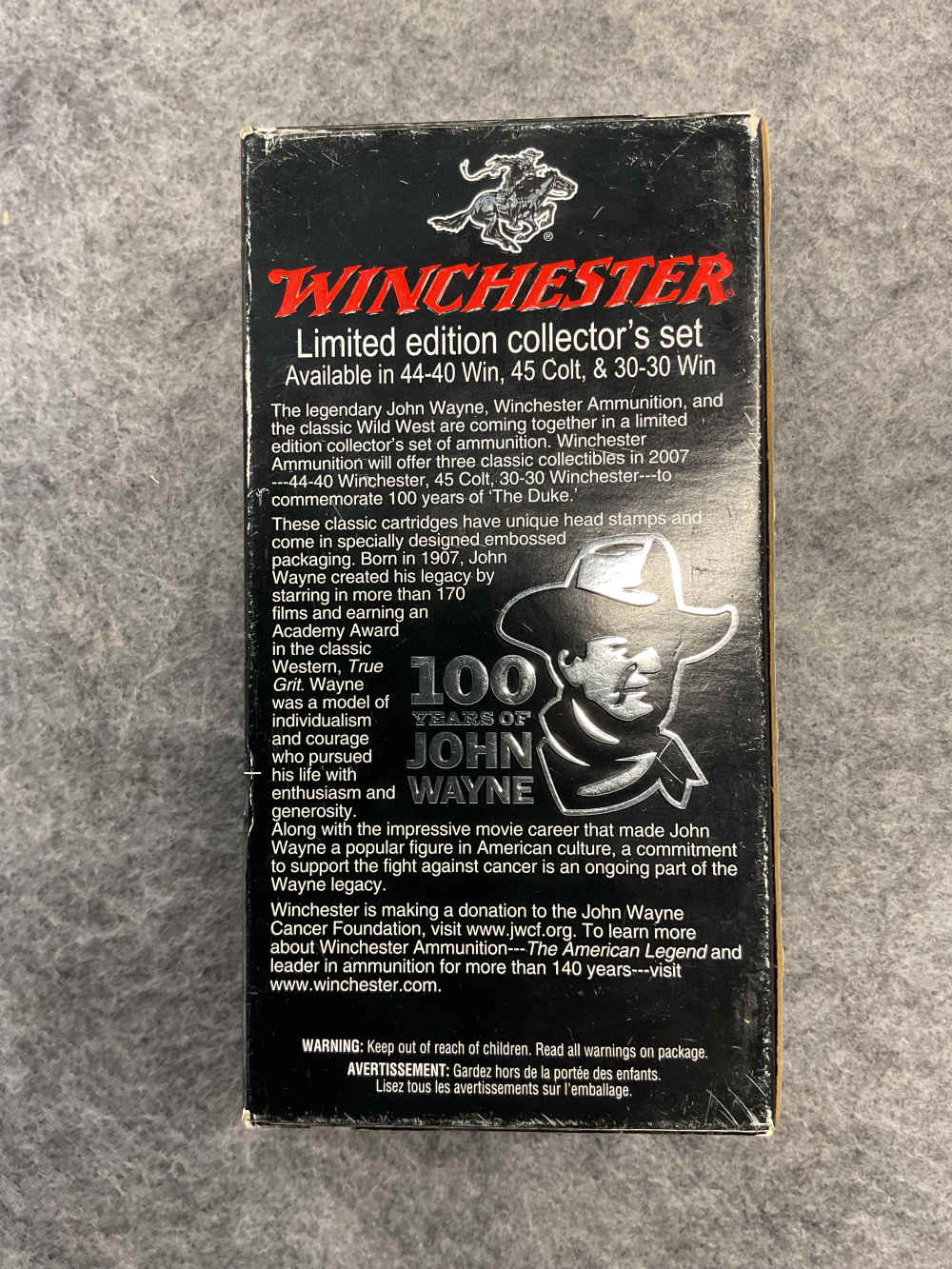 Winchester 45 Colt 250gr LFN 100 years of John Wayne (Lot C)-img-1