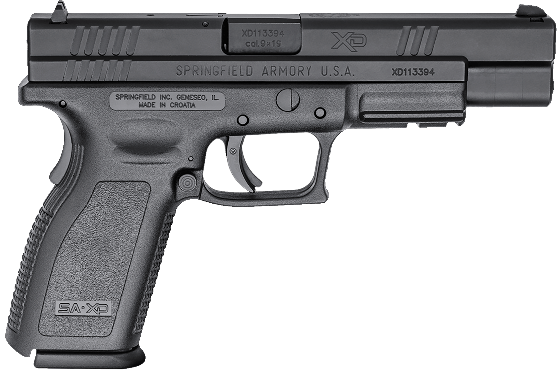 Springfield Armory XD9401 XD Tactical *CA Compliant 9mm Luger 10+1, 5" Blac-img-0
