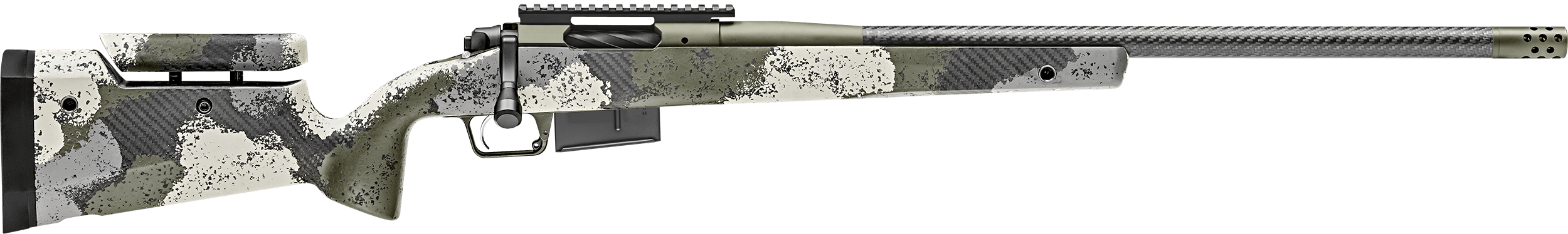 Springfield Armory BAW92465PRCCFGA 2020 WayPoint 6.5 PRC 3+1 24" CF Evergre-img-0