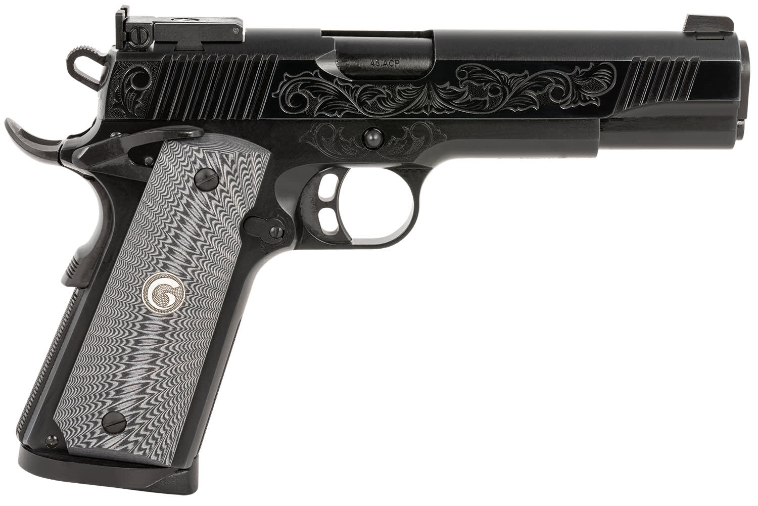EAA MC1911 Match Lux 45 ACP 5" 8+1 Black Chrome Pistol 390098-img-1