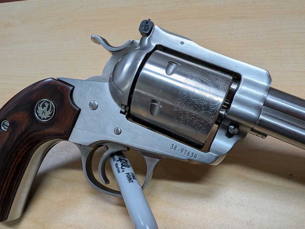 Ruger New Model Stainless Blackhawk Bisley 45 Colt 5.5" Barrel w/ Box-img-7