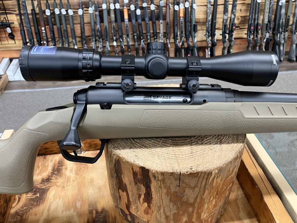 Savage Axis II XP Rifle w/Scope - 243 Win - 22" - 4+1 - Blued/FDE-img-2