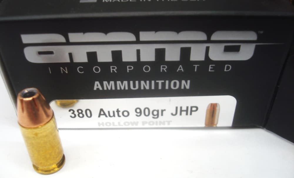 100 Ammo Inc .380 JHP 90 gr Hollow Point 380090JHP New ammunition NOS-img-2