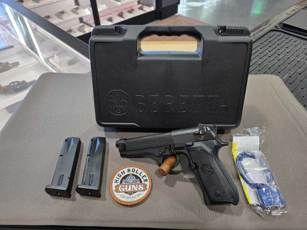 NEW Beretta 92FS 9mm 2X15rd 4.9" Pistol Black Made in USA-img-1