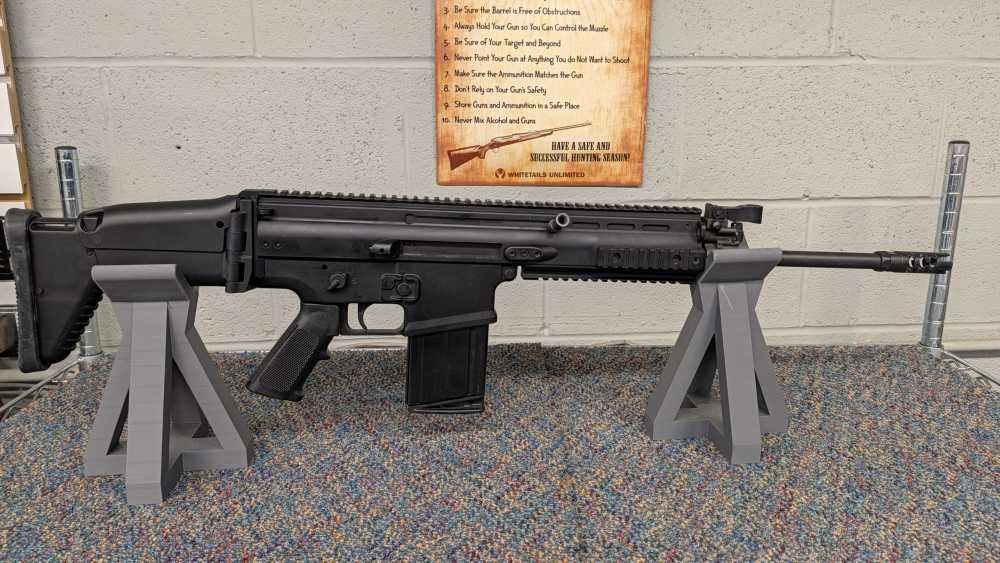 FN SCAR 17S 7.62 NATO .308 BLACK RCH RECIPROCATING - Very Good Condition-img-0