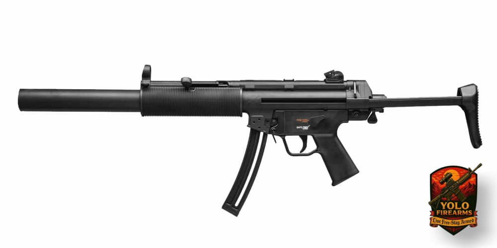 HK MP5 .22LR Rifle, 16" Barrel, Faux Suppressor, 25RD-img-1