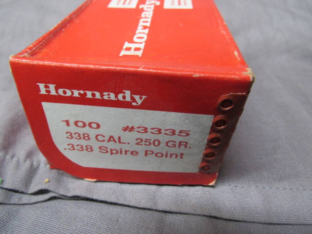 Hornady 338 Caliber 250 Grain .338 Spire Point  80 Count Box-img-1