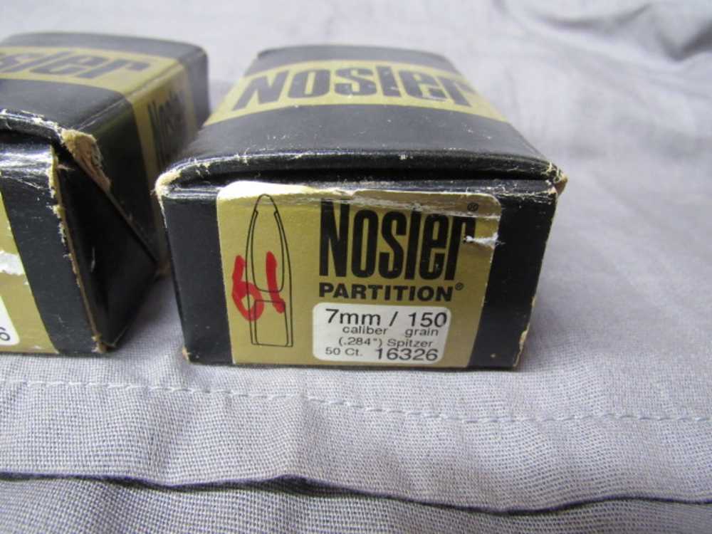 Nosler Partition 7MM 150 Grain (.284") Spitzer  # 16326  100 Count-img-3