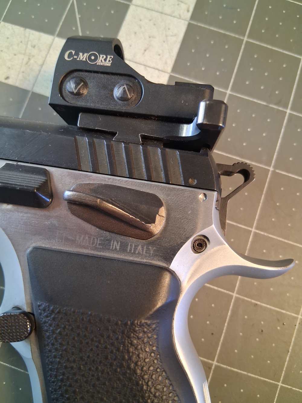 tanfoglio witness match p40l c-more sts red dot 2 magazines stainless-img-8