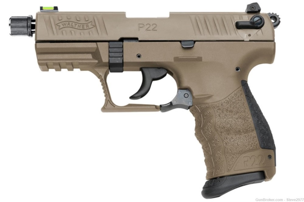 Walther Arms P22Q 22LR Full FDE 3.4" - Semi-Auto Tactical Pistol 5120753-img-2