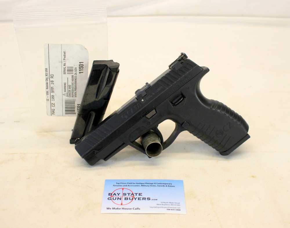 CZ Model 100 semi-auto pistol 9mm 3.5" (2) Magazines SCARCE CALIBER!-img-0