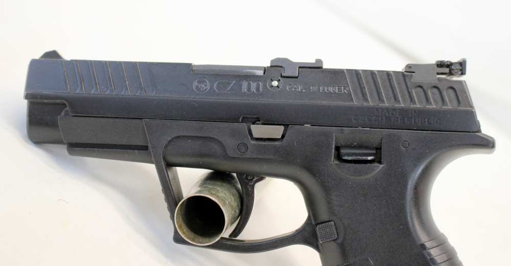 CZ Model 100 semi-auto pistol 9mm 3.5" (2) Magazines SCARCE CALIBER!-img-3