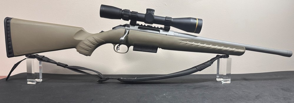 Ruger American .450 Bushmaster Stainless with 3-9x 40 Leupold Scope-img-0