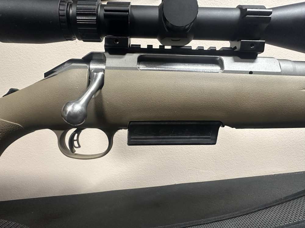 Ruger American .450 Bushmaster Stainless with 3-9x 40 Leupold Scope-img-1