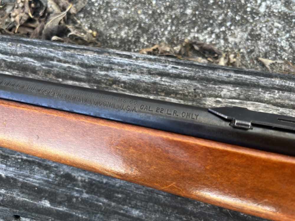 Glenfield JM Marlin 75C 22 LR 18” 1981 PENNY NO RESERVE! .01 $.01 -img-34