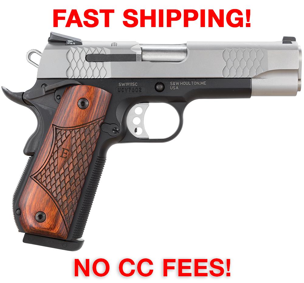 Smith & Wesson 1911 E 2 Tone 45 ACP 4.25in Pistol 7rd 108485-img-0
