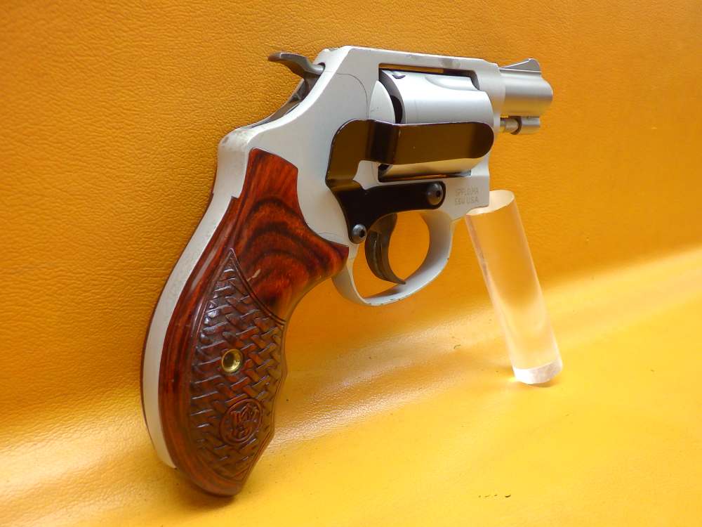 Smith & Wesson 637-2 PC .38 Special +P 1.875" Bbl Airweight Wood Grips-img-1