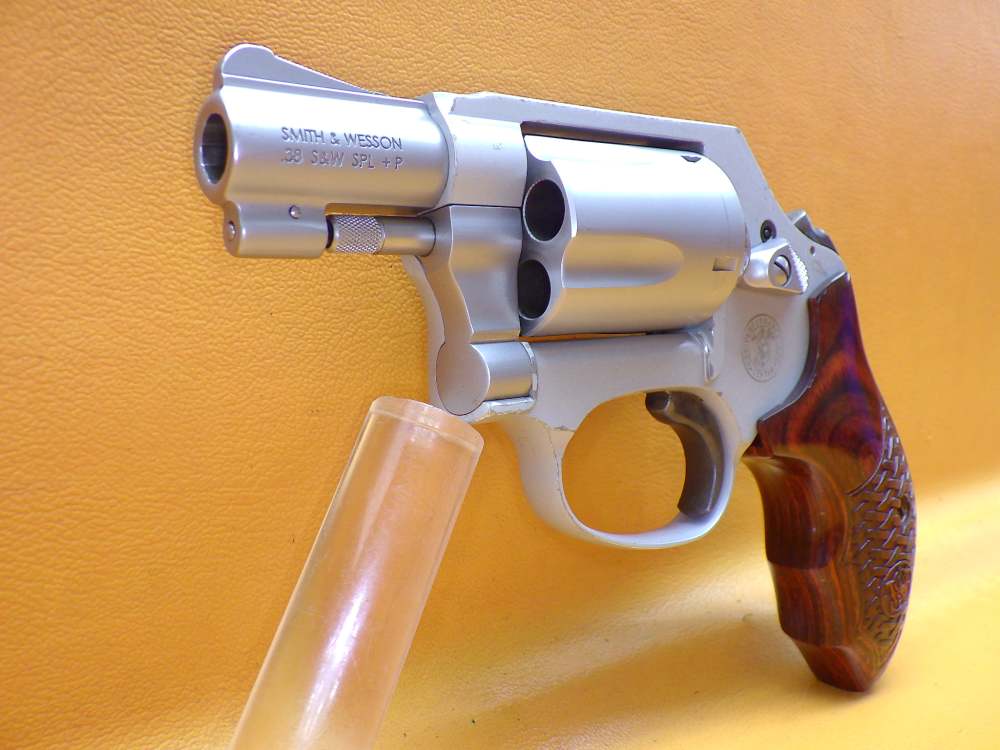 Smith & Wesson 637-2 PC .38 Special +P 1.875" Bbl Airweight Wood Grips-img-18