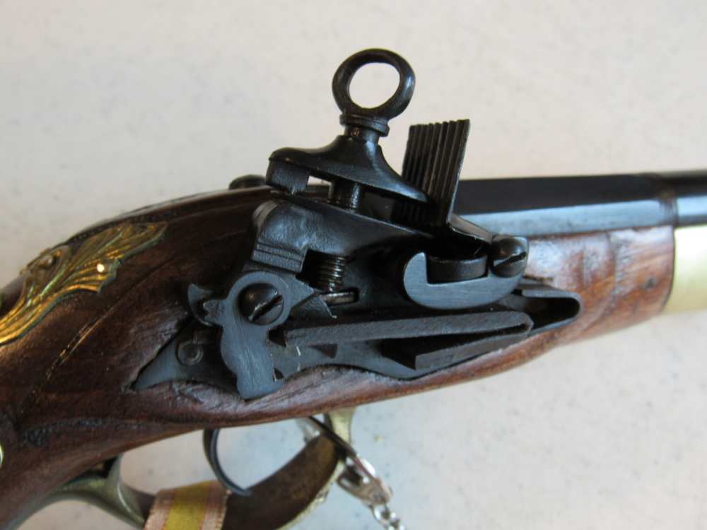 1972 Unfired Nice Santa Barbara Miquelet Flintlock No Resv-img-7