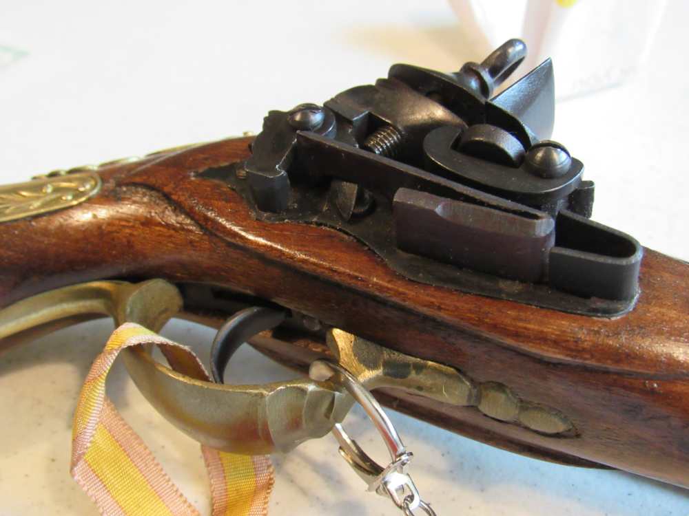 1972 Unfired Nice Santa Barbara Miquelet Flintlock No Resv-img-10