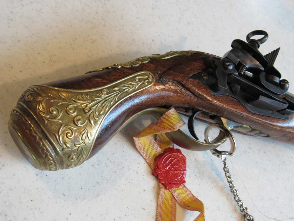 1972 Unfired Nice Santa Barbara Miquelet Flintlock No Resv-img-6