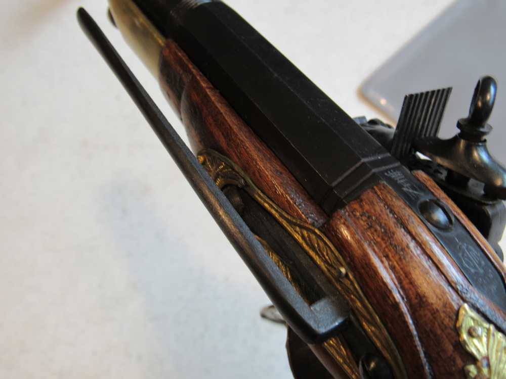 1972 Unfired Nice Santa Barbara Miquelet Flintlock No Resv-img-21