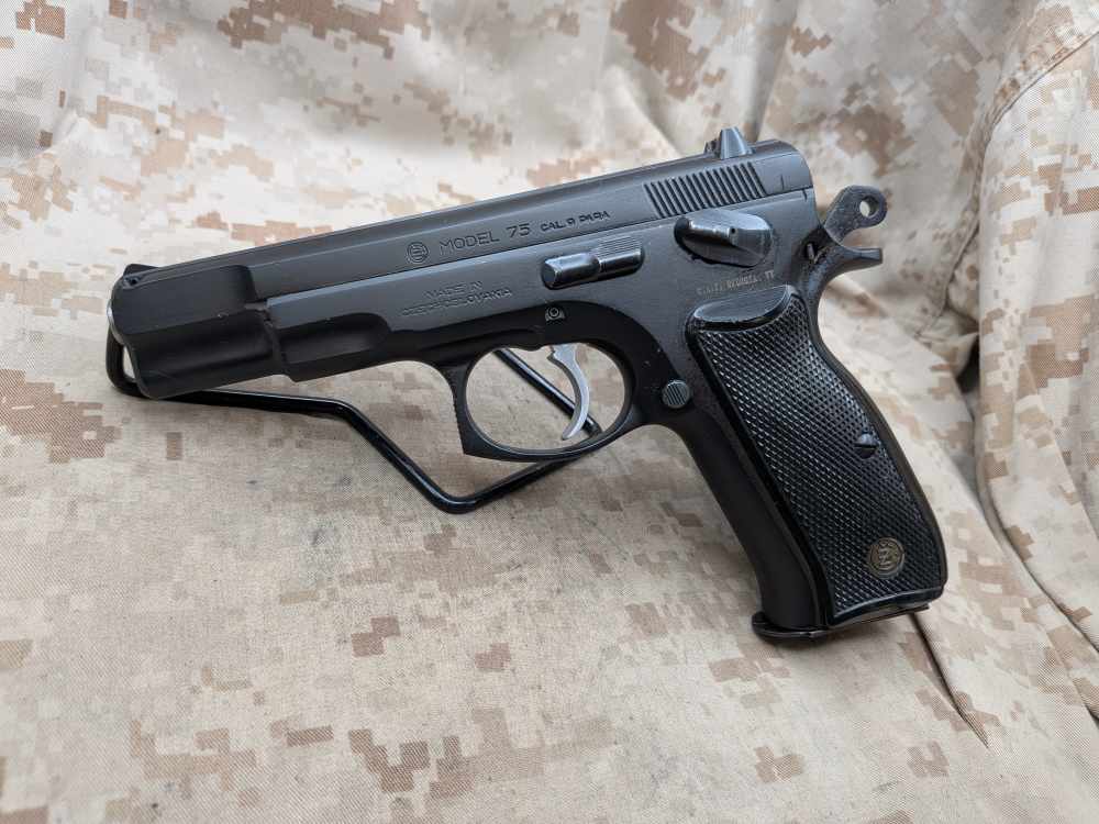 CZ75 9mm Czechoslovakia USED CZ-75 Steel Frame-img-0