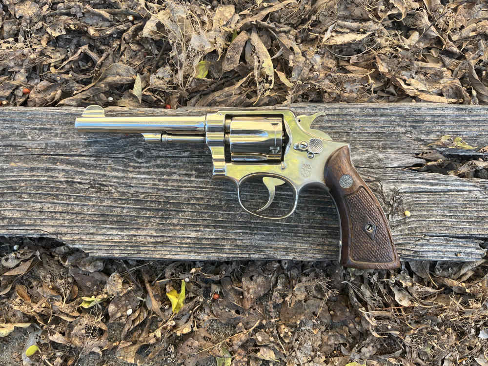 S&W 38 Military & Police 1905 4th Model *REFINISHED* PENNY NO RESERVE! .01 -img-0
