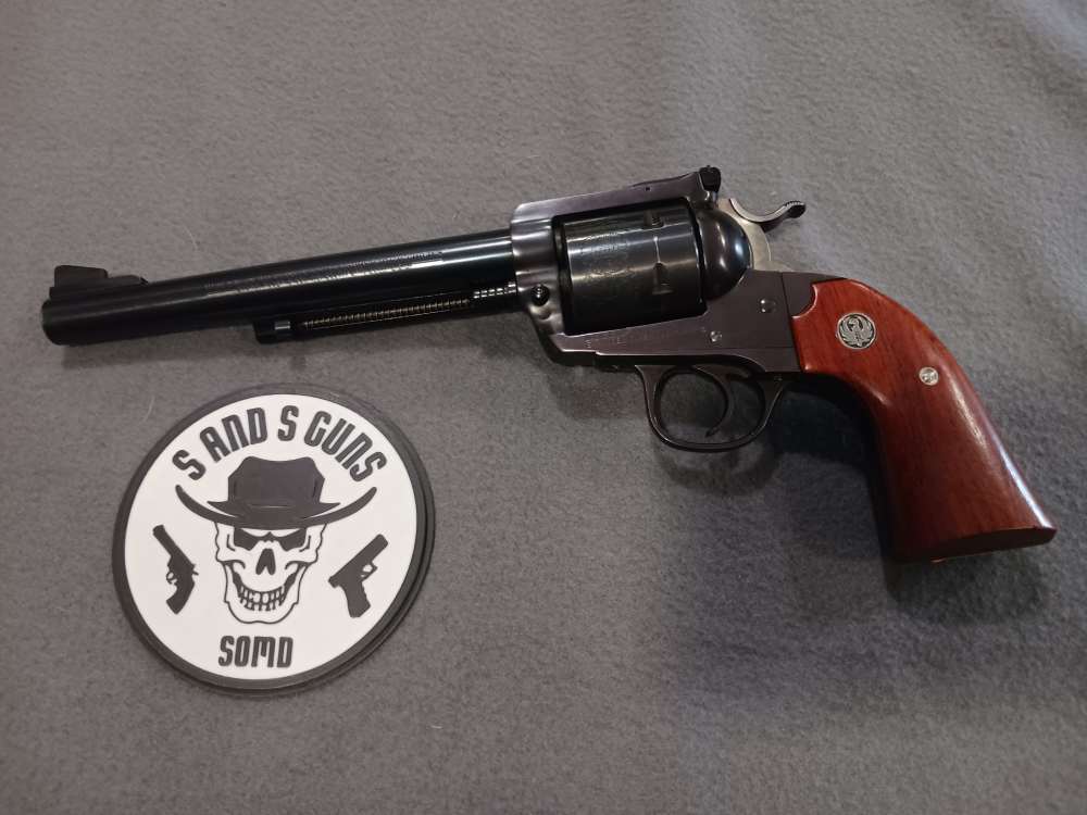 1997 RUGER NEW MODEL SUPER BLACKHAWK BISLEY 44 MAG 7.5" SINGLE ACTION USED-img-1
