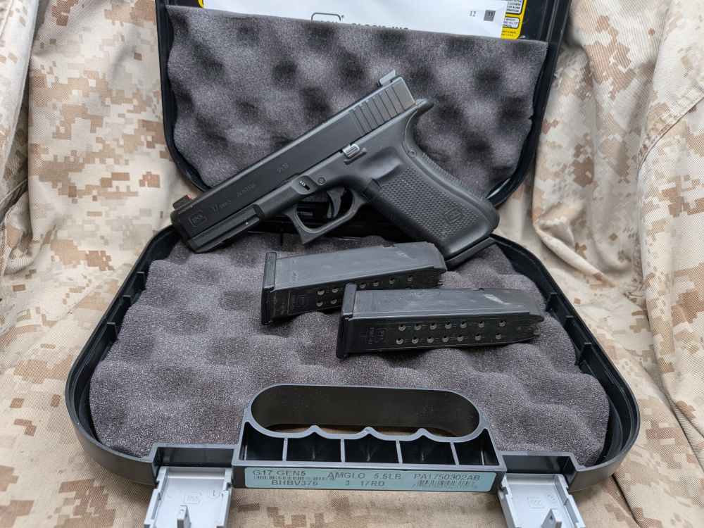 Glock 17 Gen 5 9MM USED Police Trade In G17 Gen5 Ameriglo-img-0