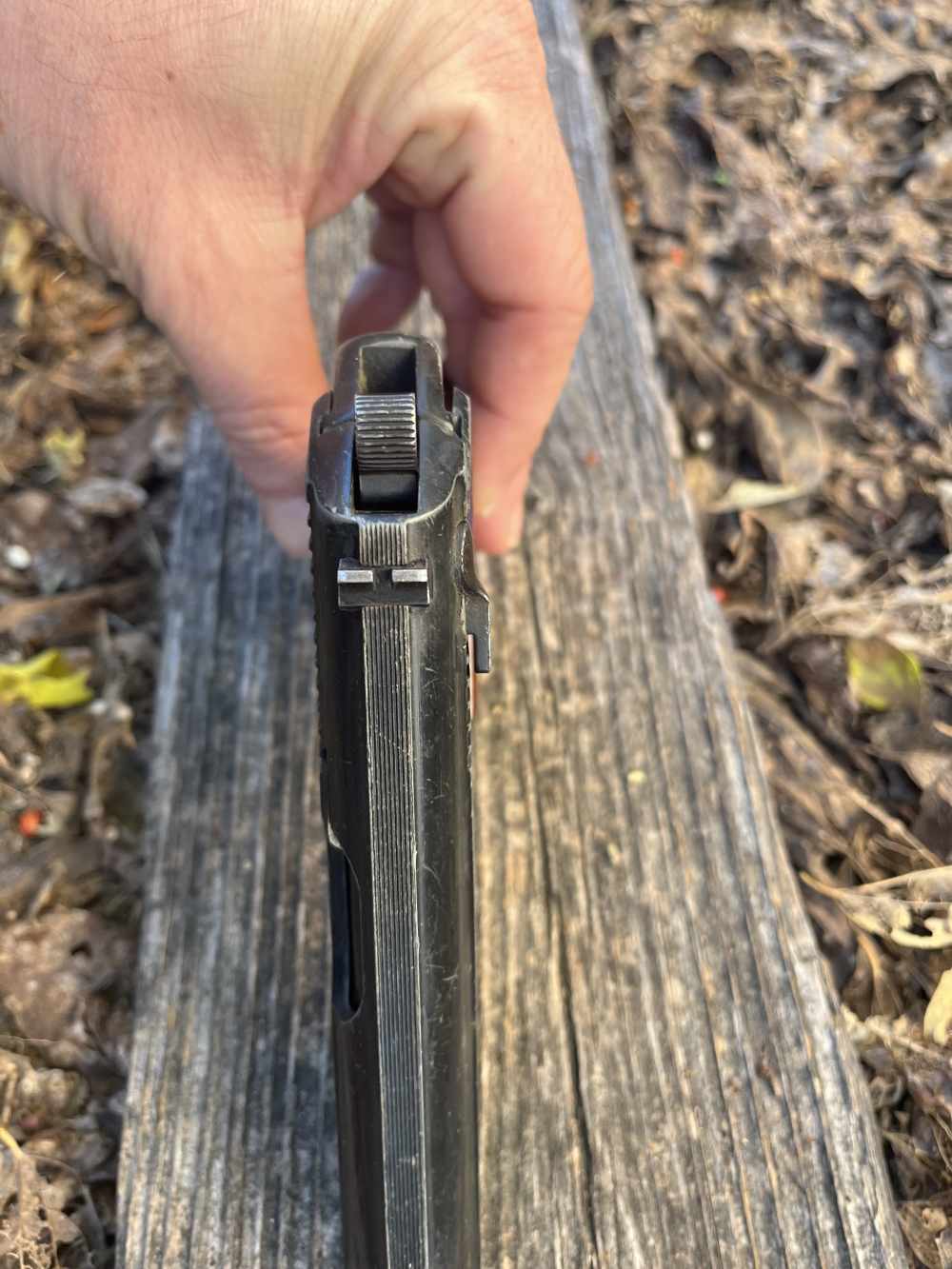 Erma RX22 PPK Style 22 LR *CRACKED SLIDE* PENNY NO RESERVE! .01 $.01 -img-30