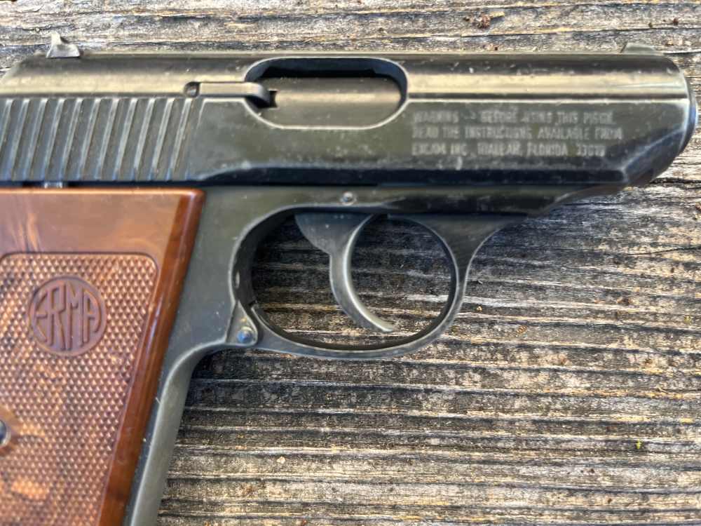 Erma RX22 PPK Style 22 LR *CRACKED SLIDE* PENNY NO RESERVE! .01 $.01 -img-16