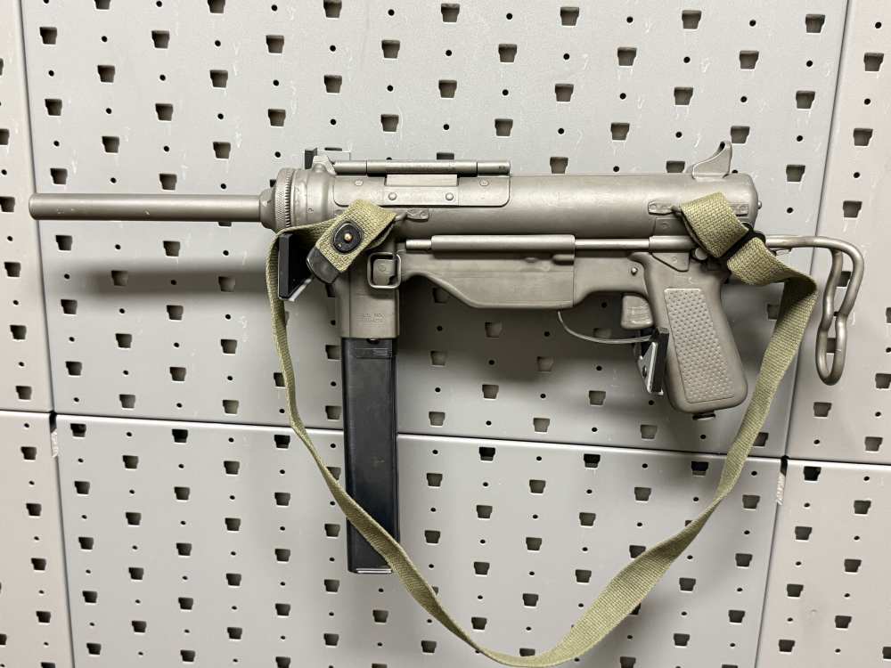 PRE-86 Dealer Sample Ithaca M3A1 M3 Grease Gun 45 ACP eForm-3 + Case 4x Mag-img-2