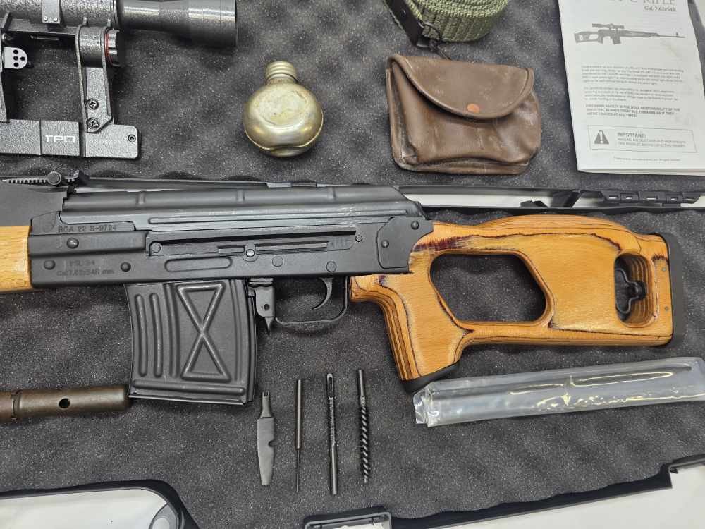 Romanian PSL Dragunov SVD Romak sniper 7.62x54r SSG97 -img-3