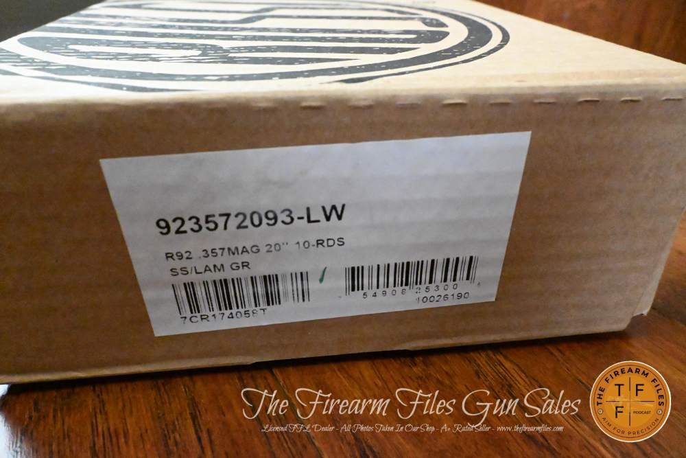 Rossi R92 2093-LW Laminate Stainless .357 Magnum Rifle, 20" New in Box-img-14
