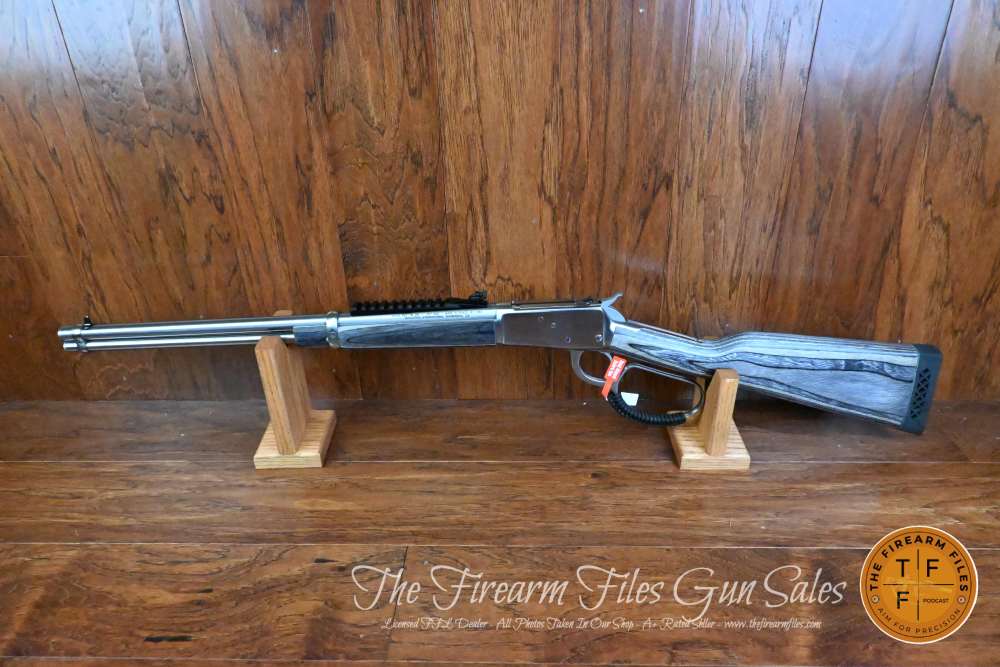 Rossi R92 2093-LW Laminate Stainless .357 Magnum Rifle, 20" New in Box-img-9