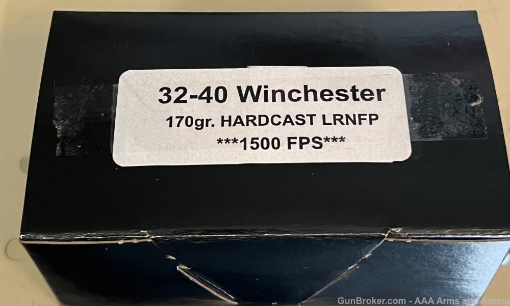 32-40 Winchester  (WCF) - 170gr. LRNFP - 40 Rounds-img-0