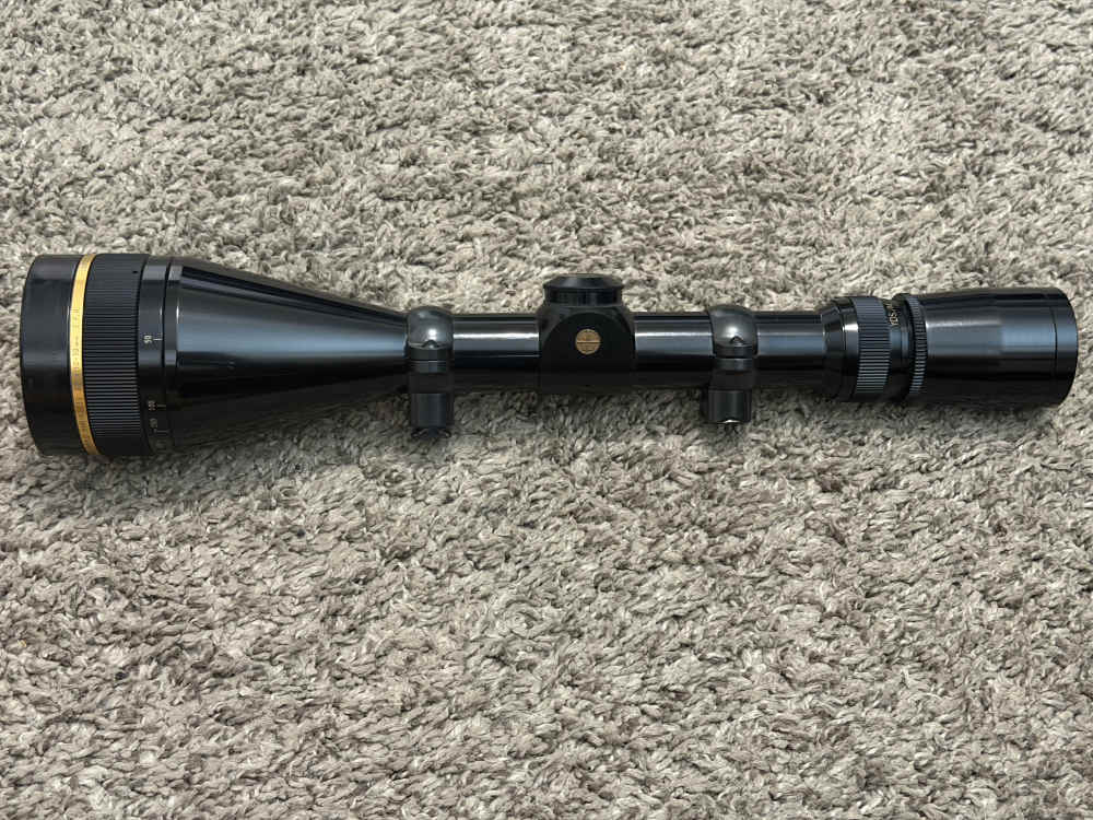 Leupold Vari-X III 3.5-10x50 mm EFR riflescope Gloss 1” tube duplex 1/4” AO-img-0
