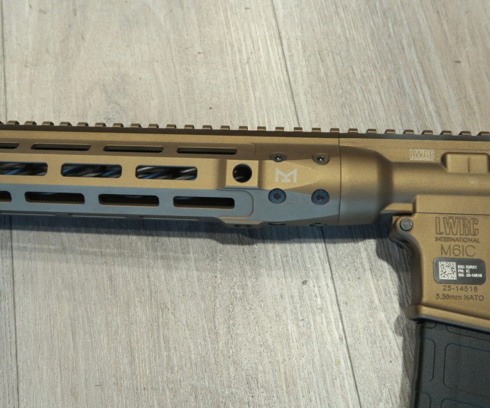 EXCELLENT LWRC M61C 5.56mm 16" Semi-Auto Rifle Bronze AR15 AR-15-img-9