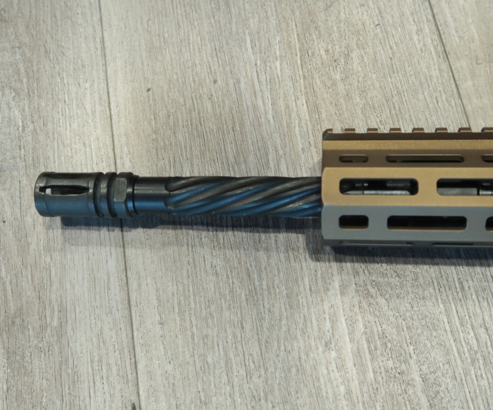 EXCELLENT LWRC M61C 5.56mm 16" Semi-Auto Rifle Bronze AR15 AR-15-img-7