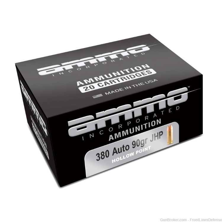 AMMO INC 380 HOLLOW POINT ROUNDS -img-1
