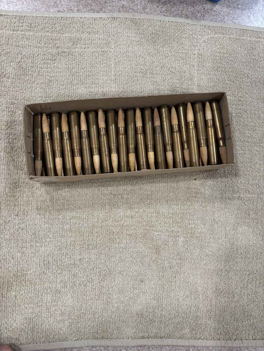 WWII German Headstamp Wood Training Ammo-img-0