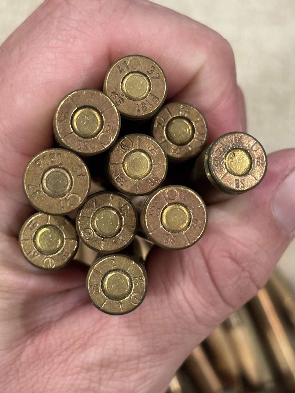 WWII German Headstamp Wood Training Ammo-img-1