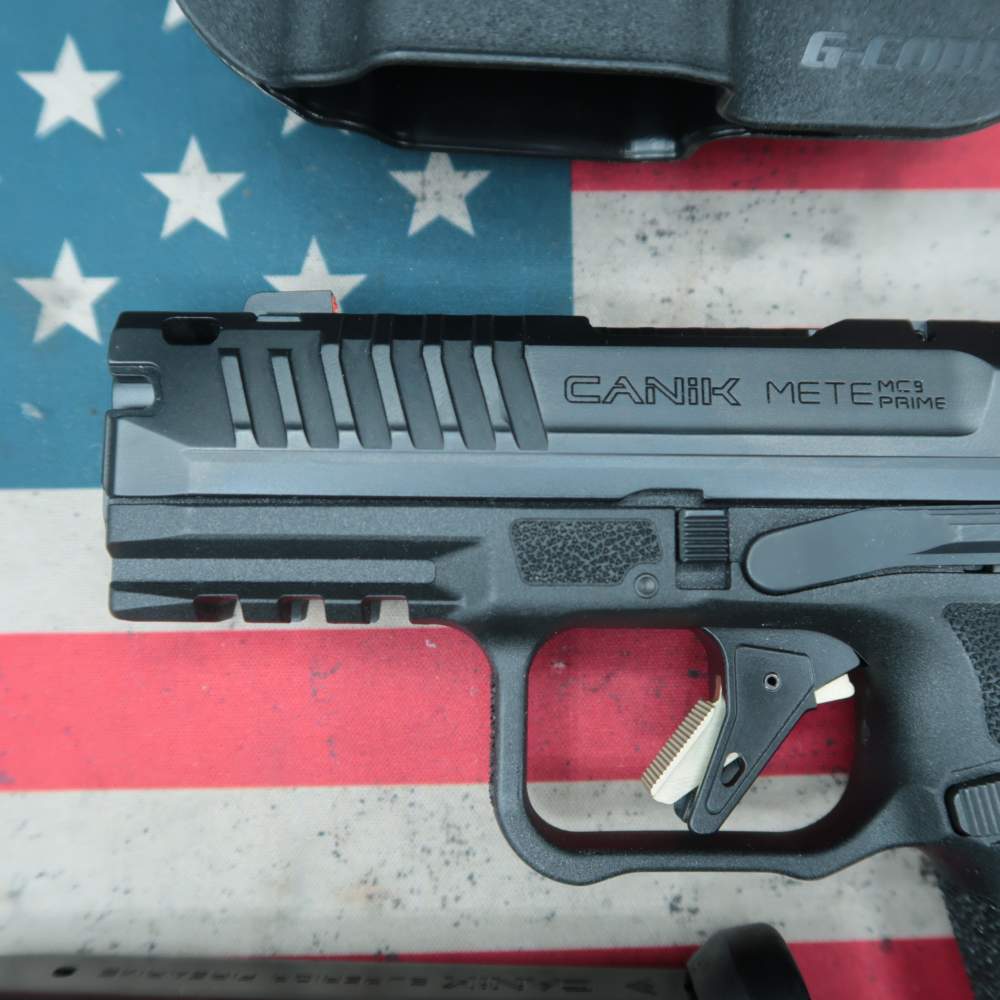 VERY NICE Canik Mete MC9 Prime 9mm Semi-Auto Pistol 3.64" 2 Mags Holster-img-4