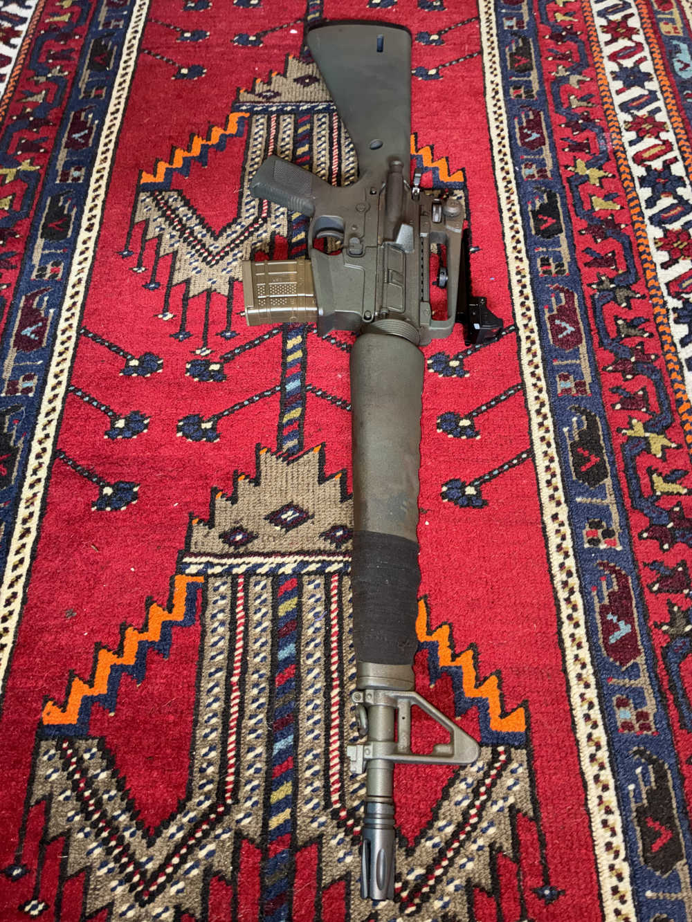 Dissipator Style Upgraded Retro AR-15 Budget Rifle KE Arms Lower PSA Upper-img-0