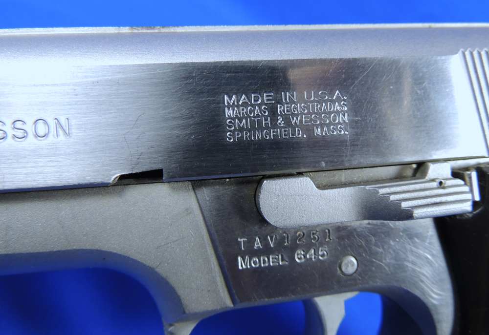 Smith & Wesson Model 645 45 ACP Pistol with Extra Magazines-img-7